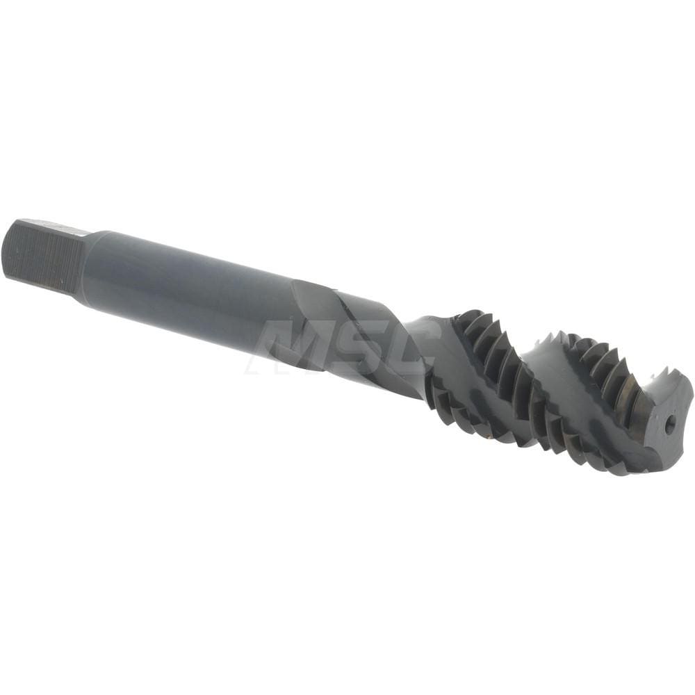 Hertel K033027AS Spiral Flute Tap: 1/2-13, UNC, 3 Flute, Bottoming, 3B Class of Fit, High Speed Steel, Oxide Finish Image