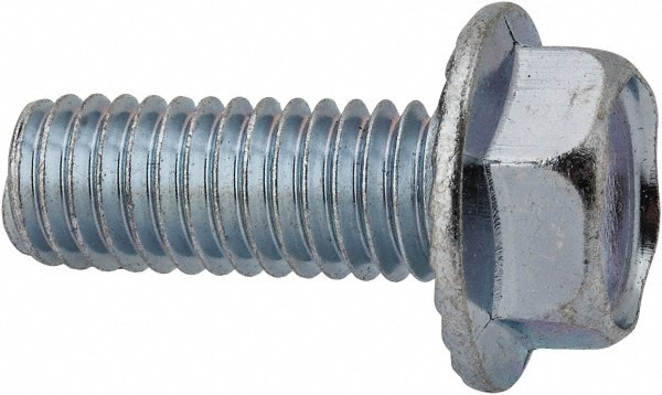 Value Collection R52001165 Serrated Flange Bolt: 3/8-16 UNC, 1" Length Under Head, Fully Threaded Image