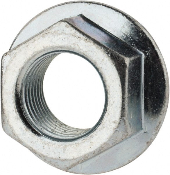 5/8-18, 1-9/32" Flange Diam, Serrated Flange Nut