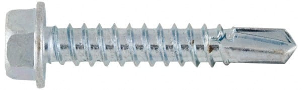 Value Collection R52000956 #10, Hex Washer Head, Hex Drive, 3" Length Under Head, #3 Point, Self Drilling Screw 