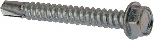 Value Collection R52001007 #12, Hex Washer Head, Hex Drive, 1-3/4" Length Under Head, #3 Point, Self Drilling Screw Image