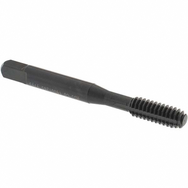 Thread Forming Tap: 1/4-20 UNC, Modified Bottoming Chamfer, Cobalt, Steam Oxide Finish