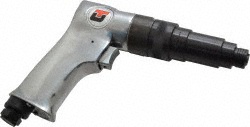 1/4" Bit Holder, 1,800 RPM, Pistol Grip Handle Air Screwdriver - 25 to 115 In/Lb Torque, 4 CFM