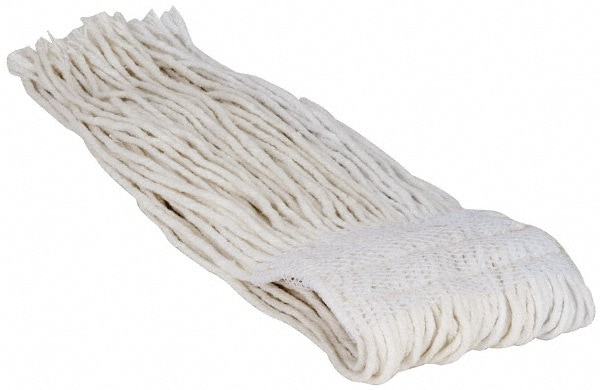 Wet Mop Cut: Clamp Jaw, Medium, White Mop, Rayon