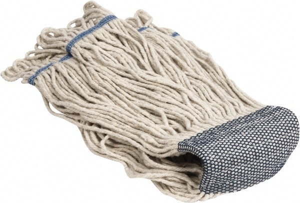 Wet Mop Loop: Clamp Jaw, X-Large, White Mop, Cotton