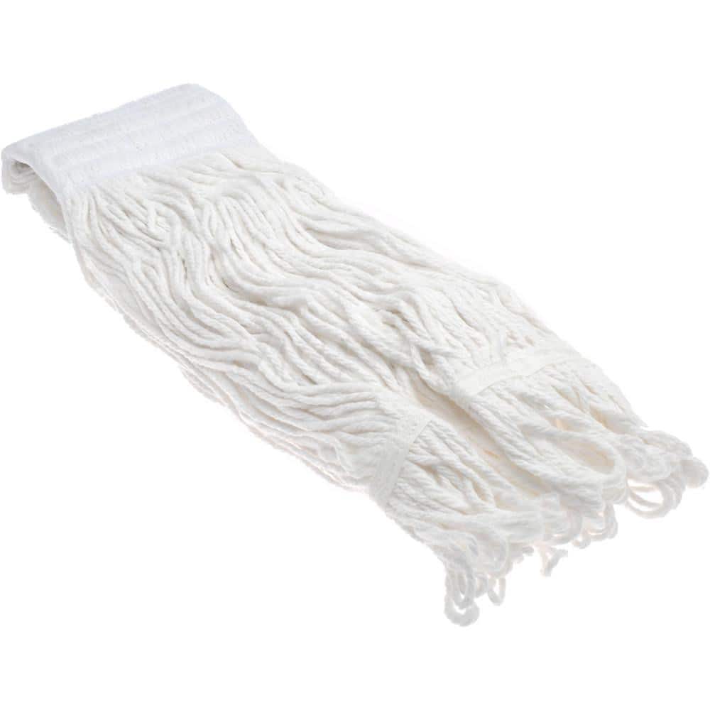 Wet Mop Loop: Clamp Jaw, X-Large, White Mop, Rayon