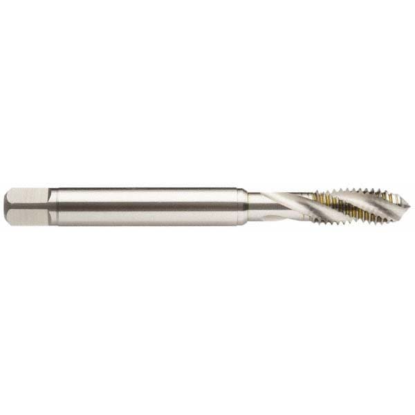 Guhring 9029140035050 Spiral Flute Tap: #6-40, UNF, 3 Flute, Modified Bottoming, 2BX Class of Fit, Powdered Metal, TICN Finish Image