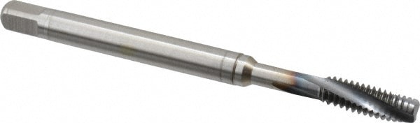 Guhring 9029120054860 Spiral Flute Tap: #12-24, UNC, 3 Flute, Modified Bottoming, 2BX Class of Fit, Powdered Metal, TICN Finish Image