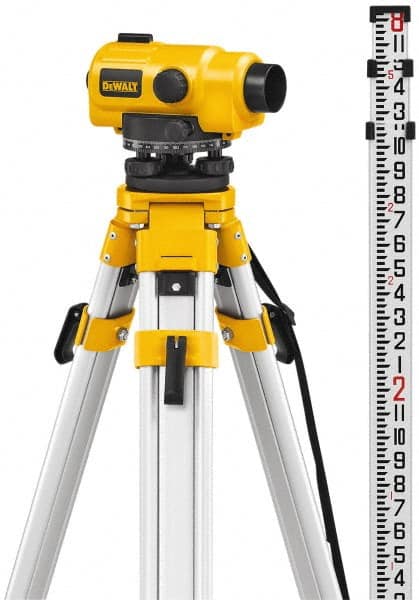 26x Magnification, 0.5 to 300 Ft. Measuring Range, Automatic Optical Level Kit