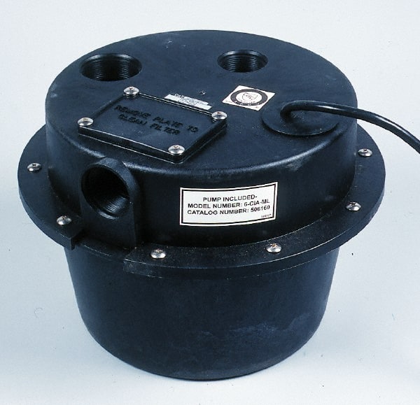 Submersible Pump: 9 Amp Rating, 115V, Integral Diaphragm