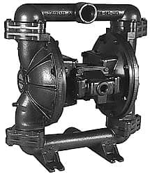 Air Operated Diaphragm Pump: 2" NPT, Stainless Steel Housing