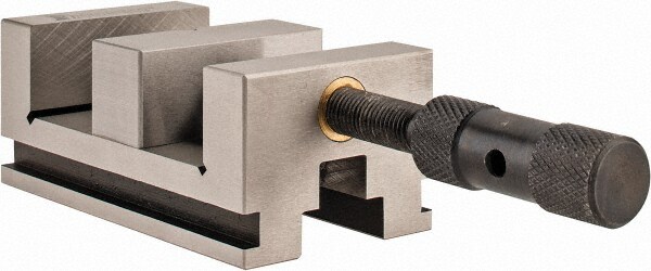 2-3/8" Jaw Width, 2-1/8" Jaw Opening Capacity, 1" Jaw Height, Toolmaker's Vise