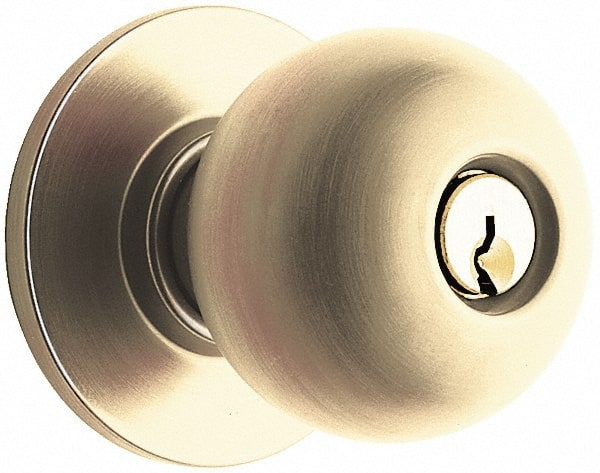 Knob Locksets; Type: Dummy ; Door Thickness: 1-3/8-1-7/8 ; Material: Steel ; Finish/Coating: Polished Brass; Polished Brass ; Compatible Door Thickness: 1-3/8-1-7/8 ; Lockset Grade: Grade 2