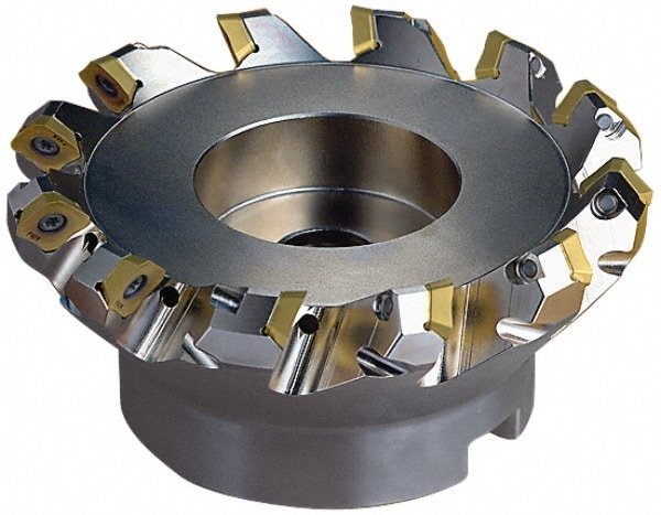 Seco 2422141 2.52" Cut Diam, 3/4" Arbor Hole, 0.236" Max Depth of Cut, 45° Indexable Chamfer & Angle Face Mill Image