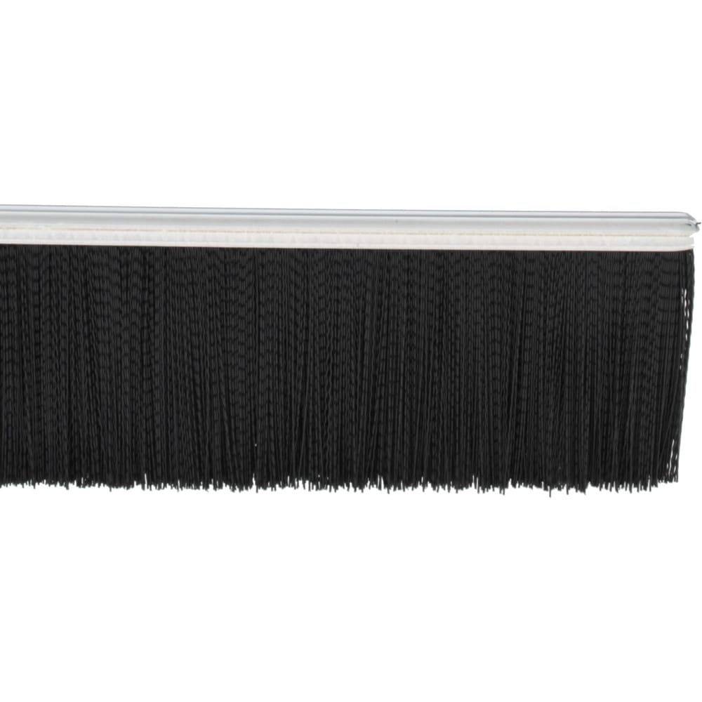 5/16" Back Strip Brush Width, Metal Black Nylon Strip Brush