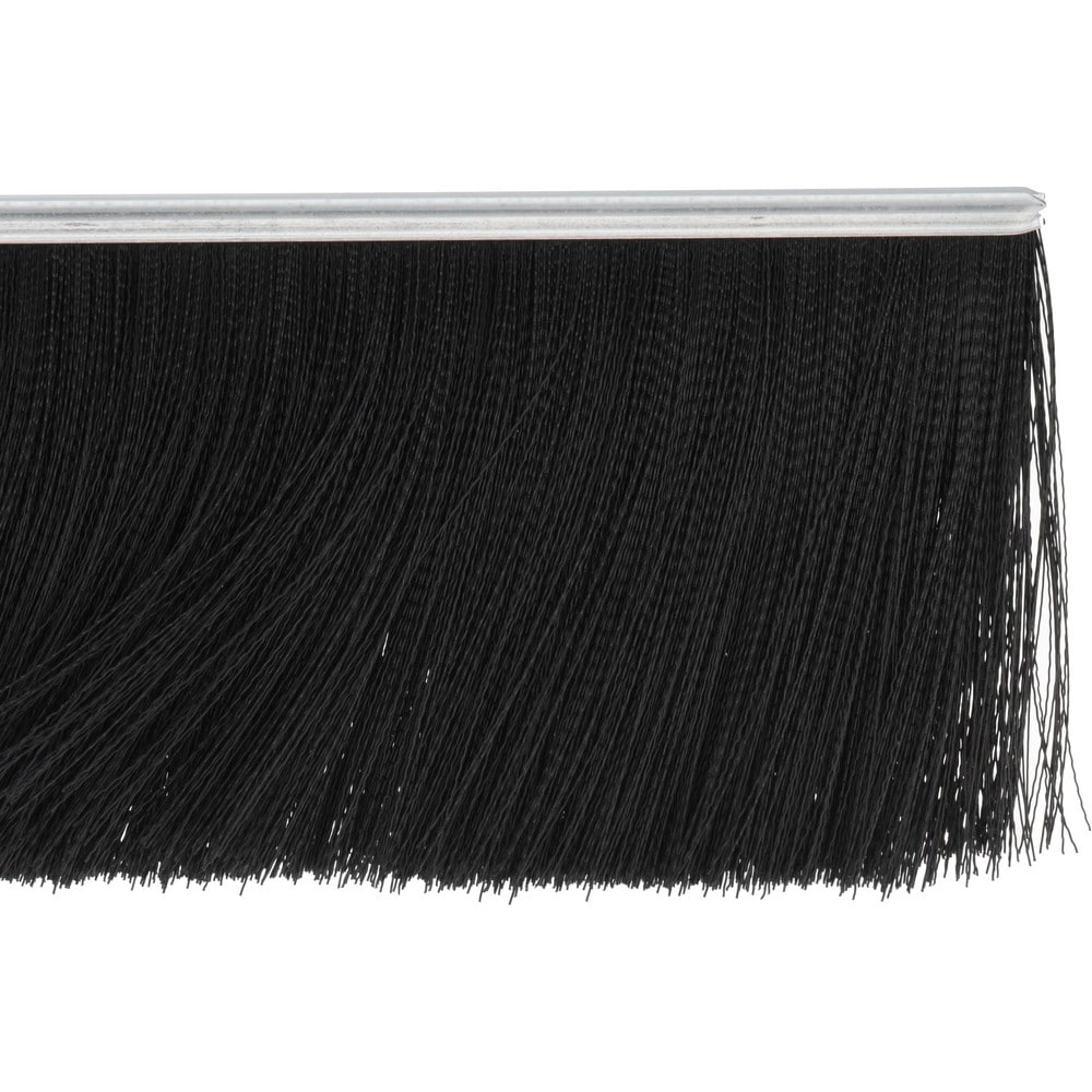 5/16" Back Strip Brush Width, Metal Black Nylon Strip Brush