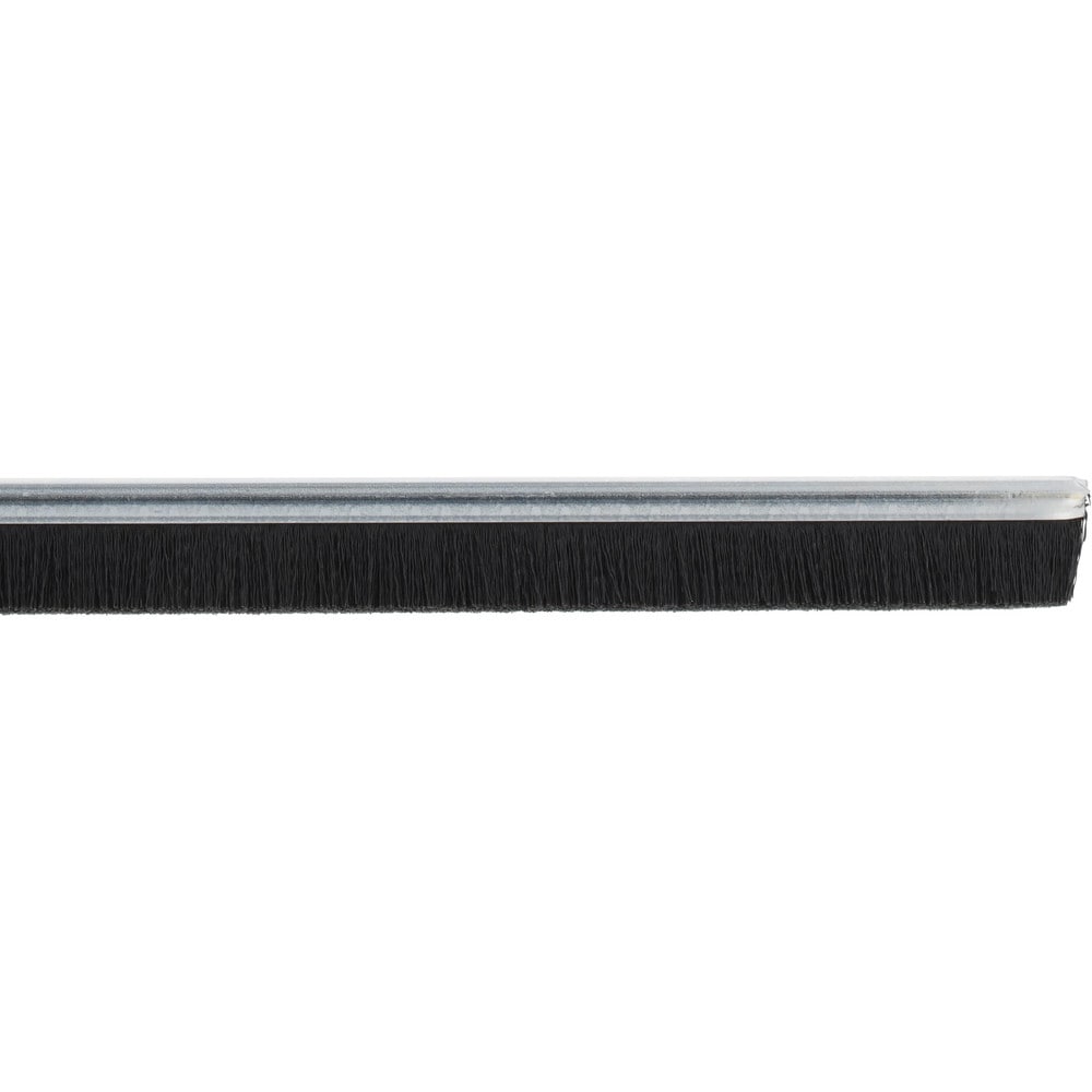 5/16" Back Strip Brush Width, Metal Black Nylon Strip Brush