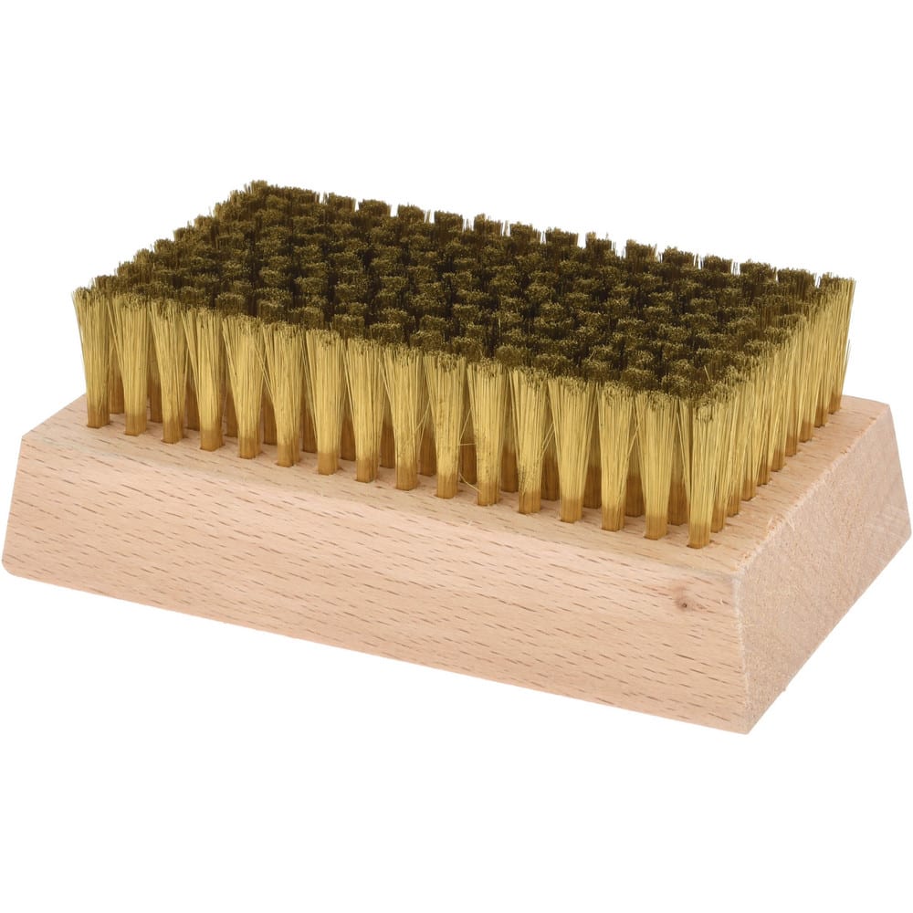 Made in USA - Cleaning & Finishing Brush, Brass - 09301979 - MSC