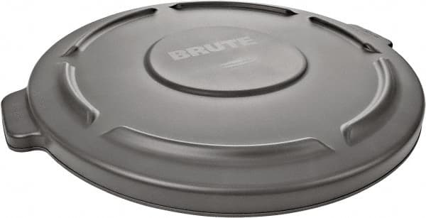 Rubbermaid FG265400GRAY Trash Can & Recycling Container Lid: Round, For 55 gal Trash Can 
