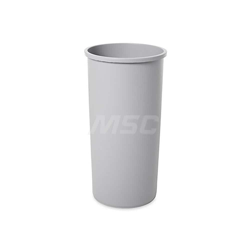 Rubbermaid - Trash Can: 44 gal, Round, Gray - 88097126 - MSC