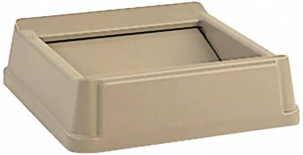 Trash Can & Recycling Container Lid: Square, For 35 & 50 gal Trash Can