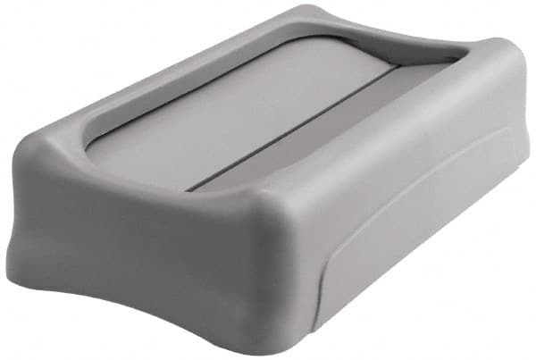 Rubbermaid FG267360GRAY Swing Lid: Rectangle, For 23 gal Trash Can 