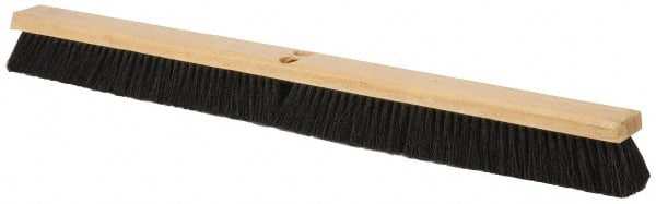 Push Broom: 36" Wide, Tampico Bristle