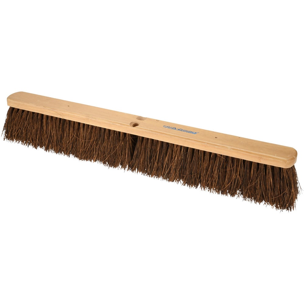 Push Broom: 30" Wide, Palmyra Bristle