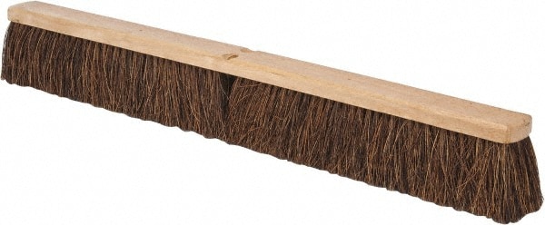 Push Broom: 36" Wide, Palmyra Bristle