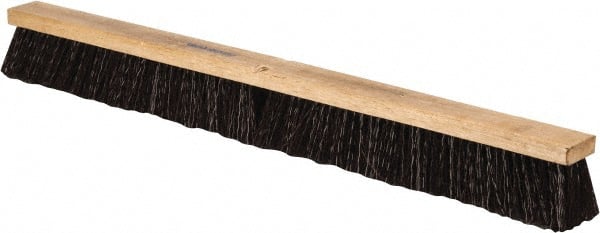 Push Broom: 36" Wide, Polypropylene Bristle