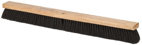 Push Broom: 30" Wide, Tampico Bristle