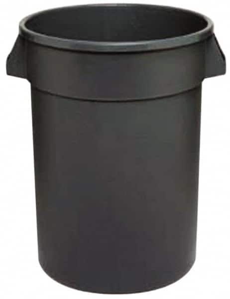 44 Gal Round Gray Trash Can