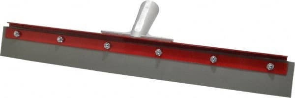 Squeegee: 18" Blade Width, Rubber Blade, Tapered Handle Connection