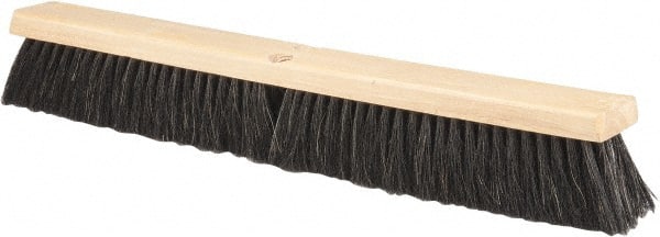 Wood B... PRO-SOURCE 24" General Purpose Horsehair Push Broom 3" Bristle Length 