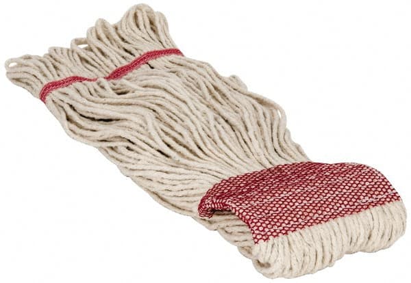 Wet Mop Loop: Clamp Jaw, Large, White Mop, Cotton