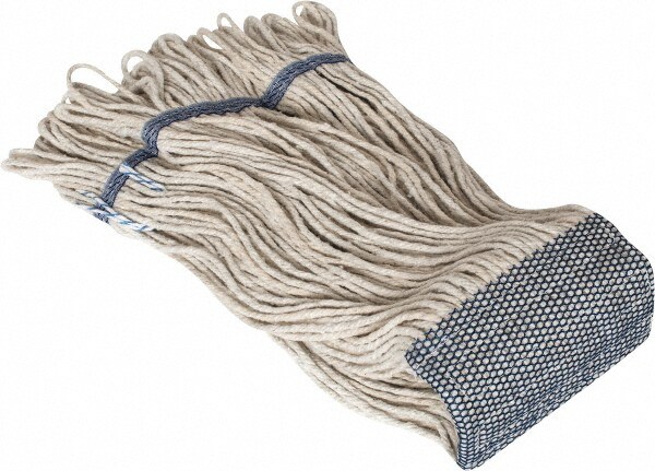 Wet Mop Loop: Clamp Jaw, X-Large, White Mop, Cotton