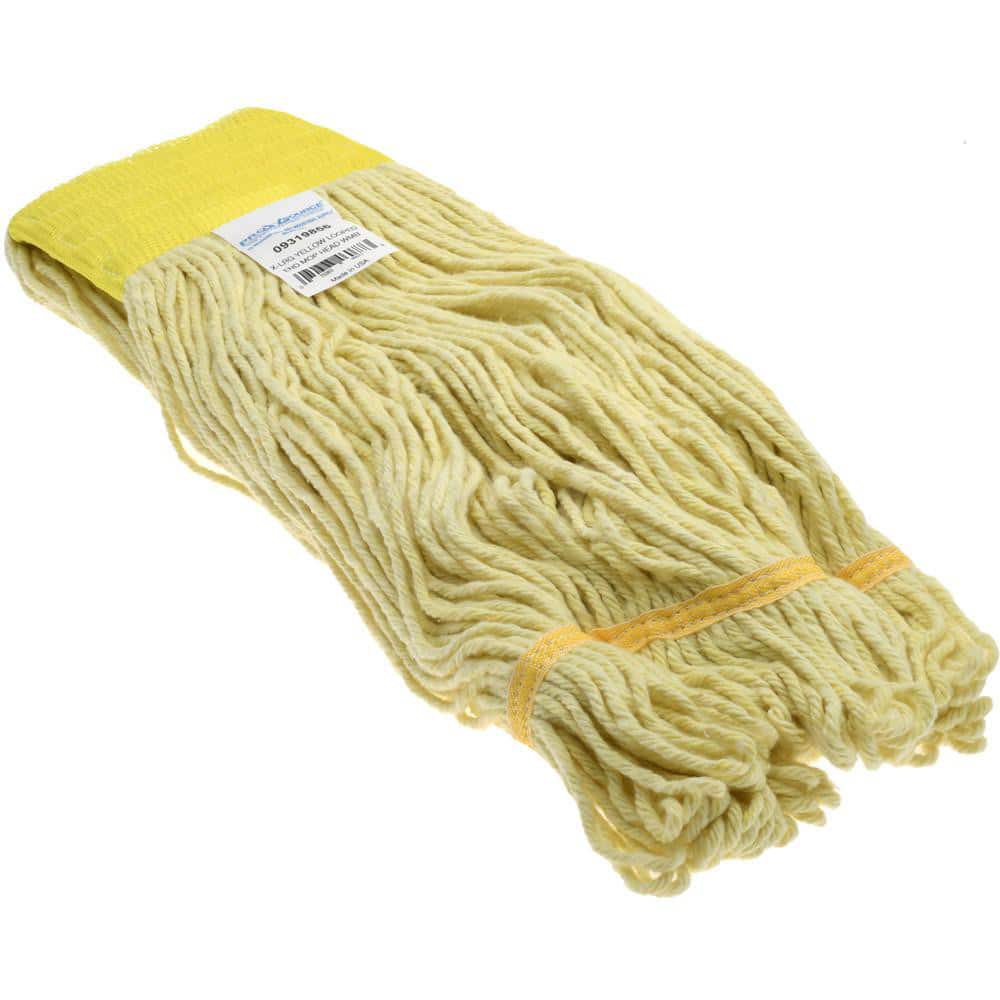 Wet Mop Loop: Clamp Jaw, X-Large, Yellow Mop, Rayon