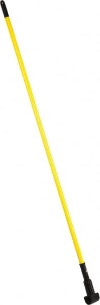 Mop Handle: 60" Long, Clamp Jaw