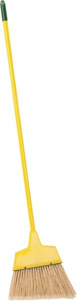 Commercial Angle Broom, 15W x 53H, 1 dia. red steel handle