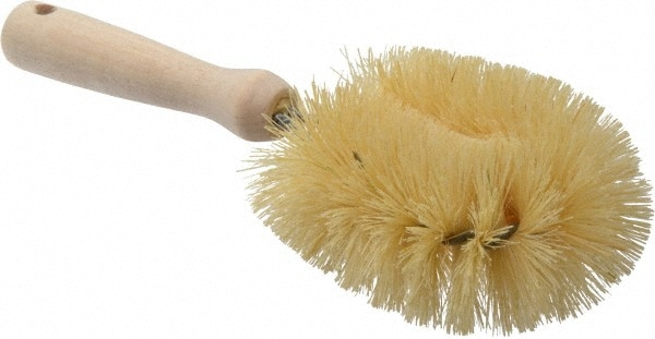 Tampico Scrub Brush With Wood Handle Vegetable Brush 