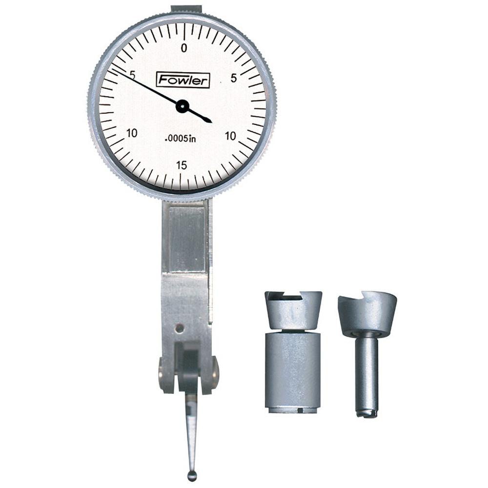 FOWLER 52-562-775-0 Dial Test Indicators: 0.03 Max, 0-15-0, 0.0005" Accuracy, Horizontal Image