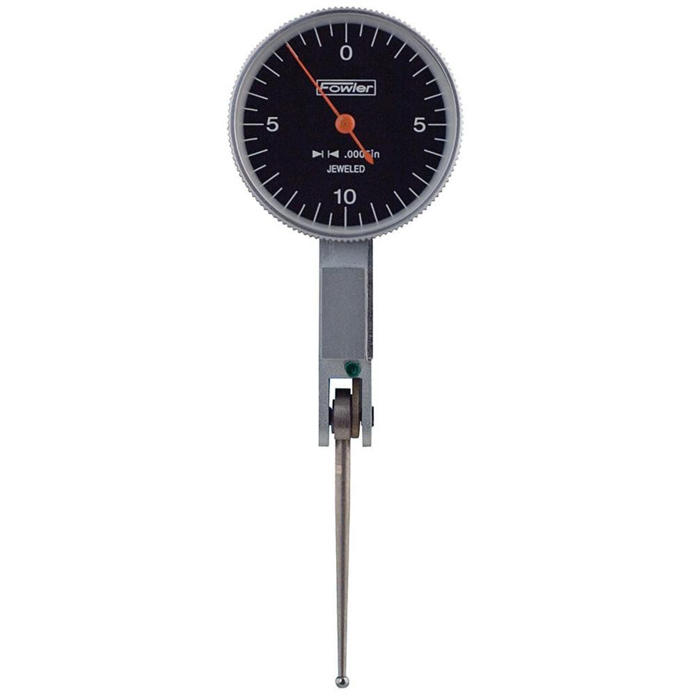 FOWLER 52-562-782 Dial Test Indicators: 0.02 Max, 0-10-0, 0.0005" Accuracy, Horizontal Image