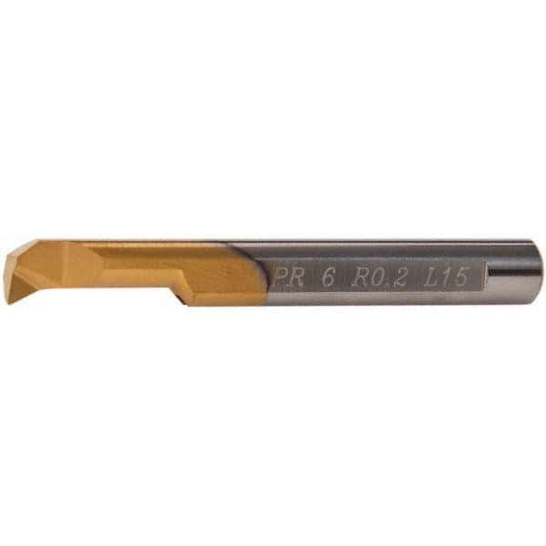 Carmex MPR6R0.2L15 Profile Boring Bar: 0.24" Min Bore, 0.59" Max Depth, Right Hand Cut, Solid Carbide Image