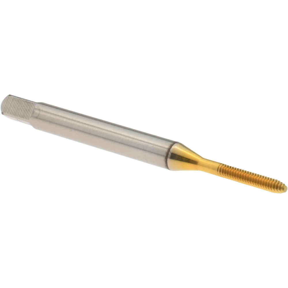 Thread Forming Tap: M1.6x0.35 Metric Coarse, Bottoming, High Speed Steel, TiN Coated