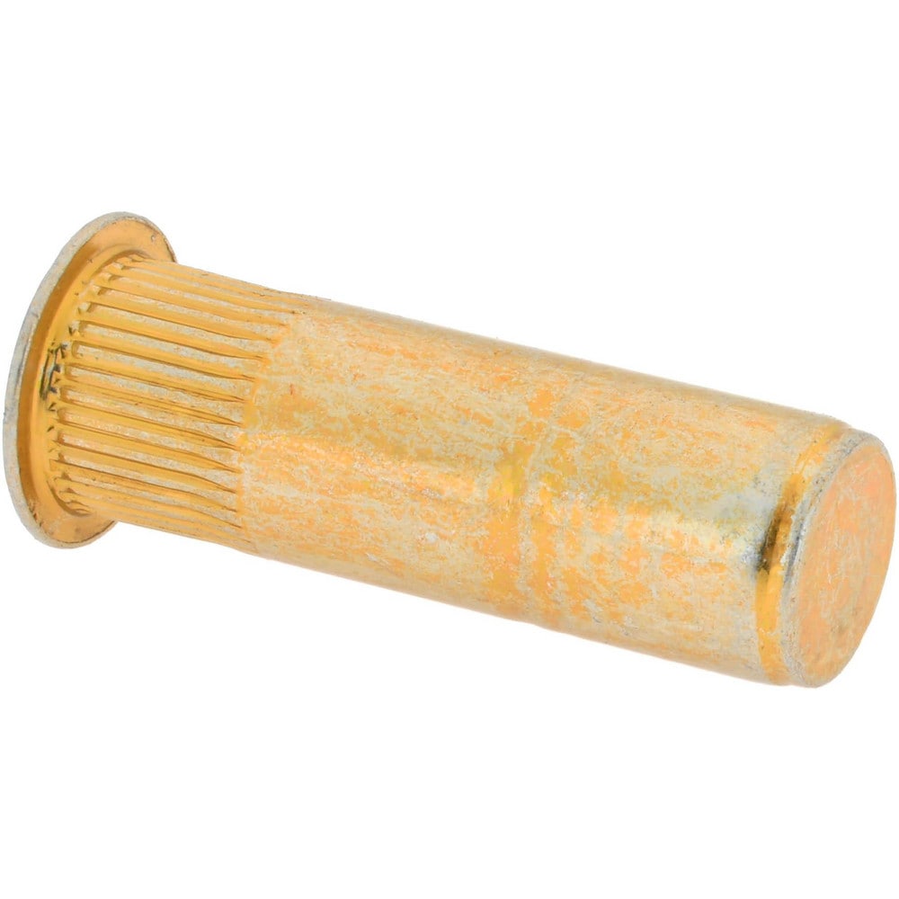 1/4-20, 0.39 Insert Diam, 1.19" OAL, Knurled Body Closed End Threaded Insert