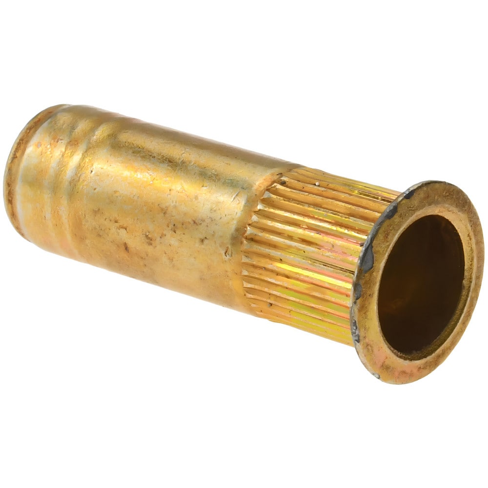 1/4-20, 0.39 Insert Diam, 1.19" OAL, Knurled Body Closed End Threaded Insert