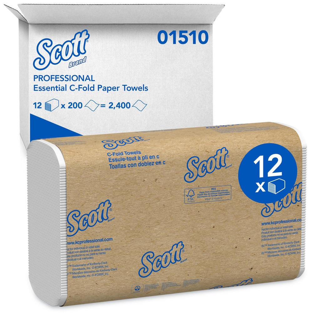 Scott Essential C Fold Paper Towels with Fast-Drying Absorbency Pockets (01510)