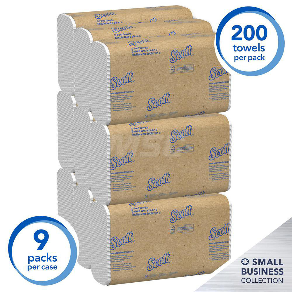Scott CFold Paper Towels with Absorbency Pockets, White MSC Direct