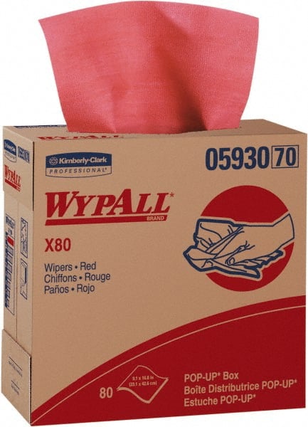 WypAll 09340423/05930 1 Qty 80 Sheet Dry Shop Towel/Industrial Wipes 