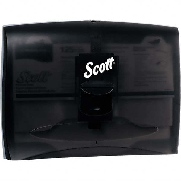 Scott 9506 125 Capacity Smoke Gray Plastic Toilet Seat Cover Dispenser 